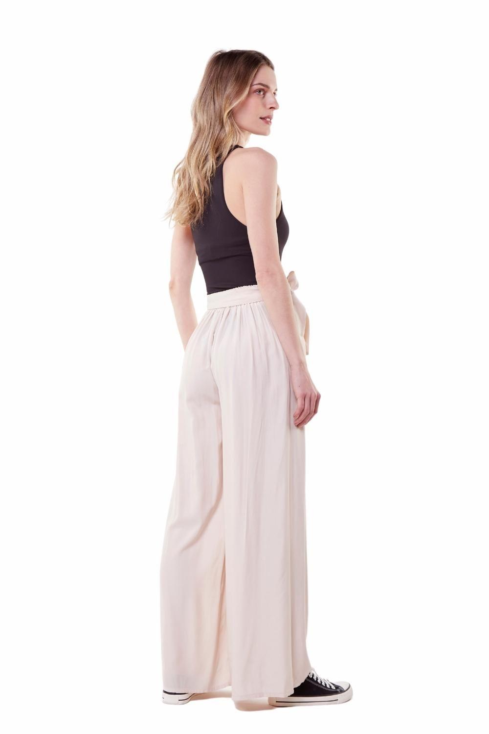 Pantalón Greta largo II beige-5