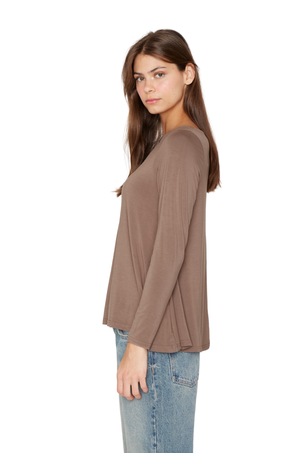 Polera Bianca campana III café Jacinta Tienda-2