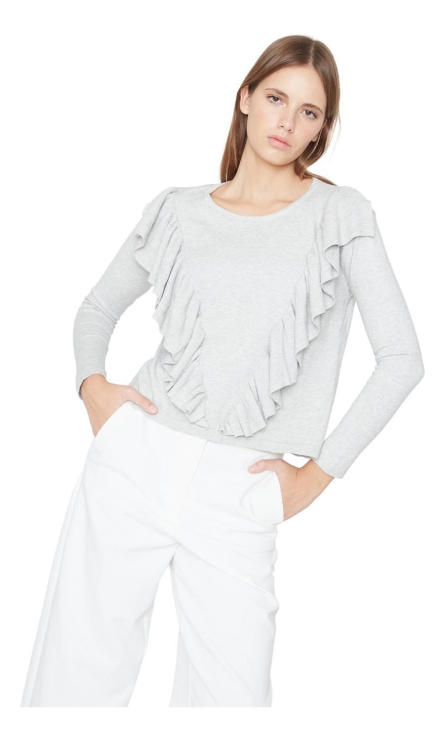 Chaleco Celine Gris Jacinta Tienda-0