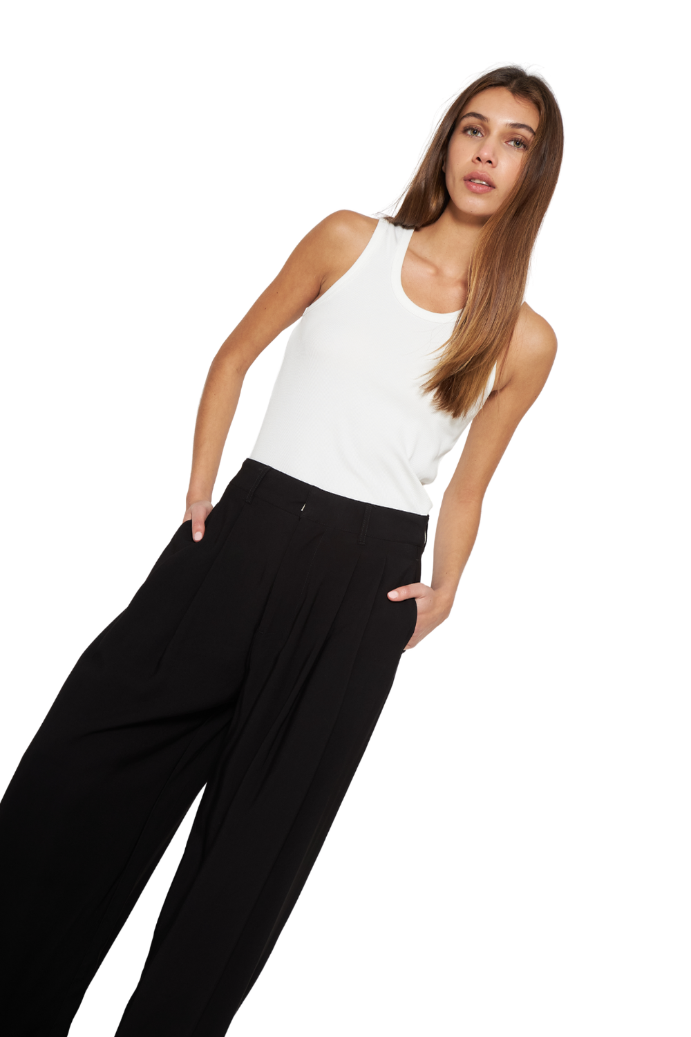 Pantalón Mila negro Jacinta Tienda-2