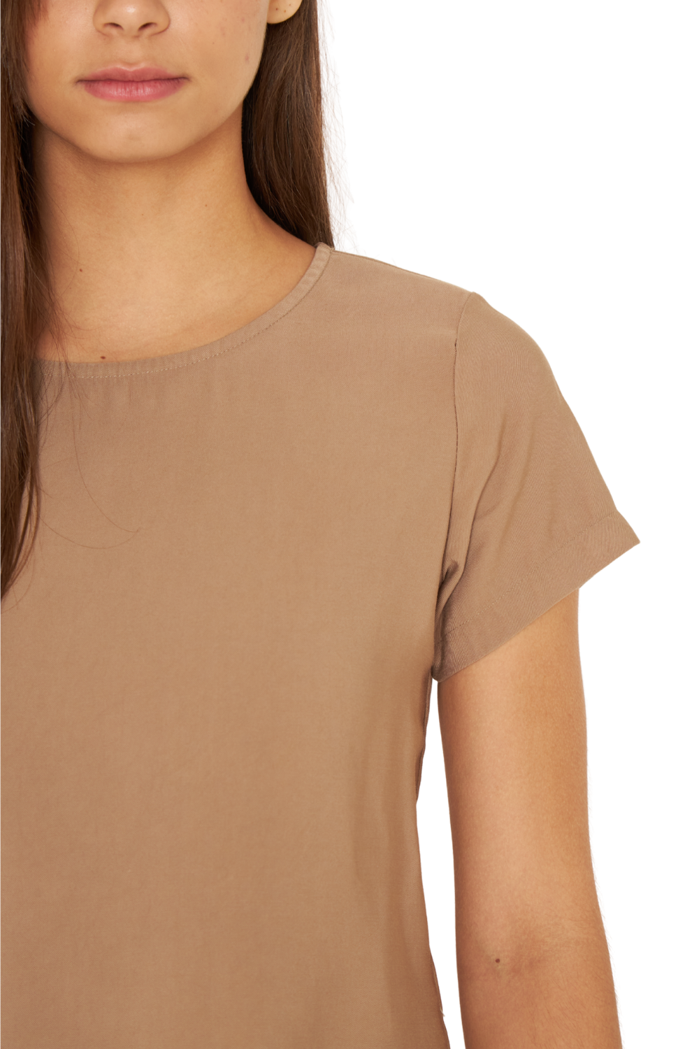 Polera Ana manga corta crudo Jacinta Tienda-4