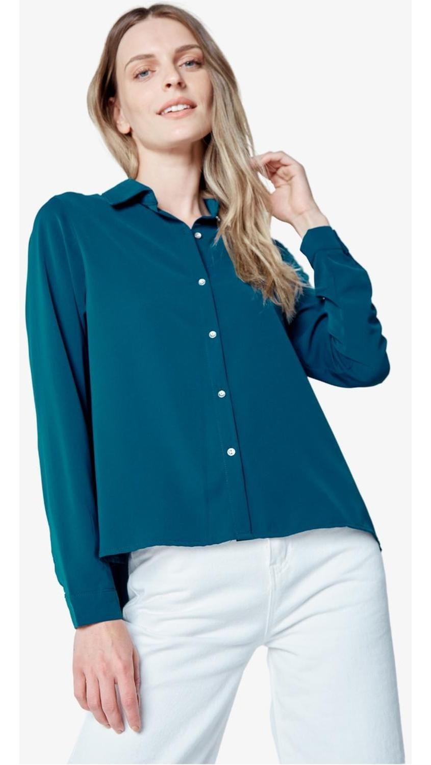 Blusa Sarita Petróleo Jacinta Tienda-0