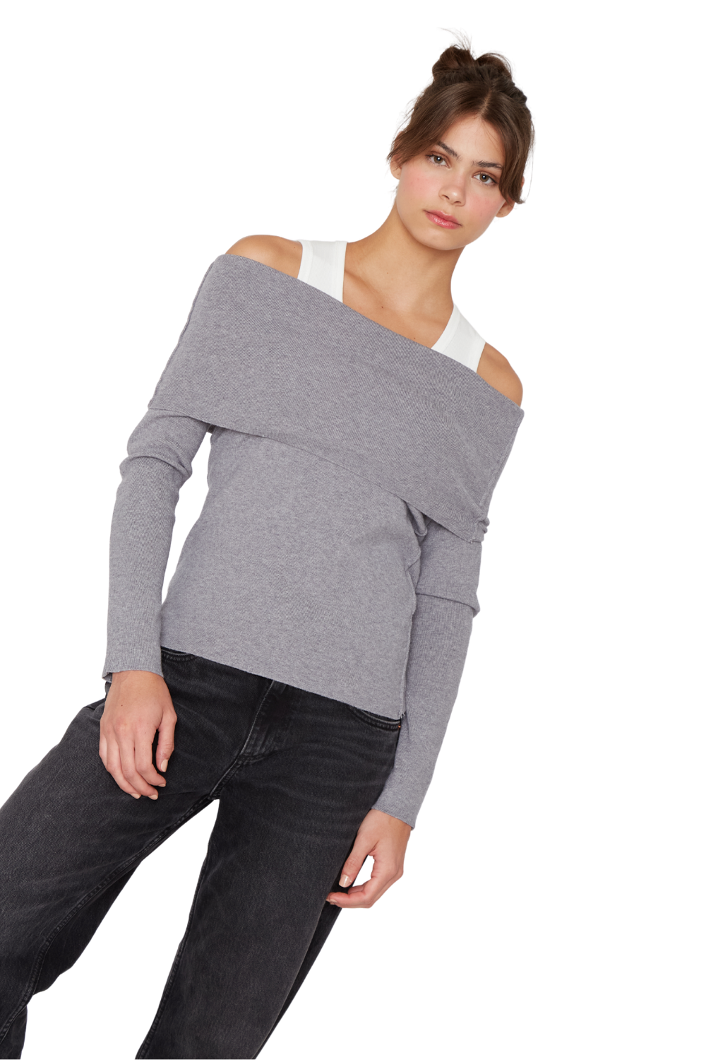 Chaleco Shoulder gris Jacinta Tienda-3