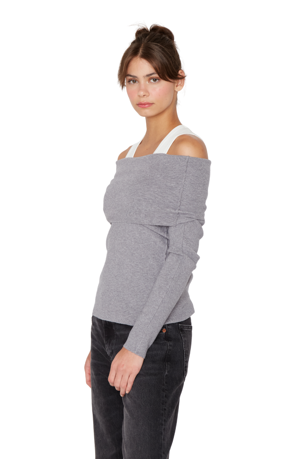 Chaleco Shoulder gris Jacinta Tienda-4