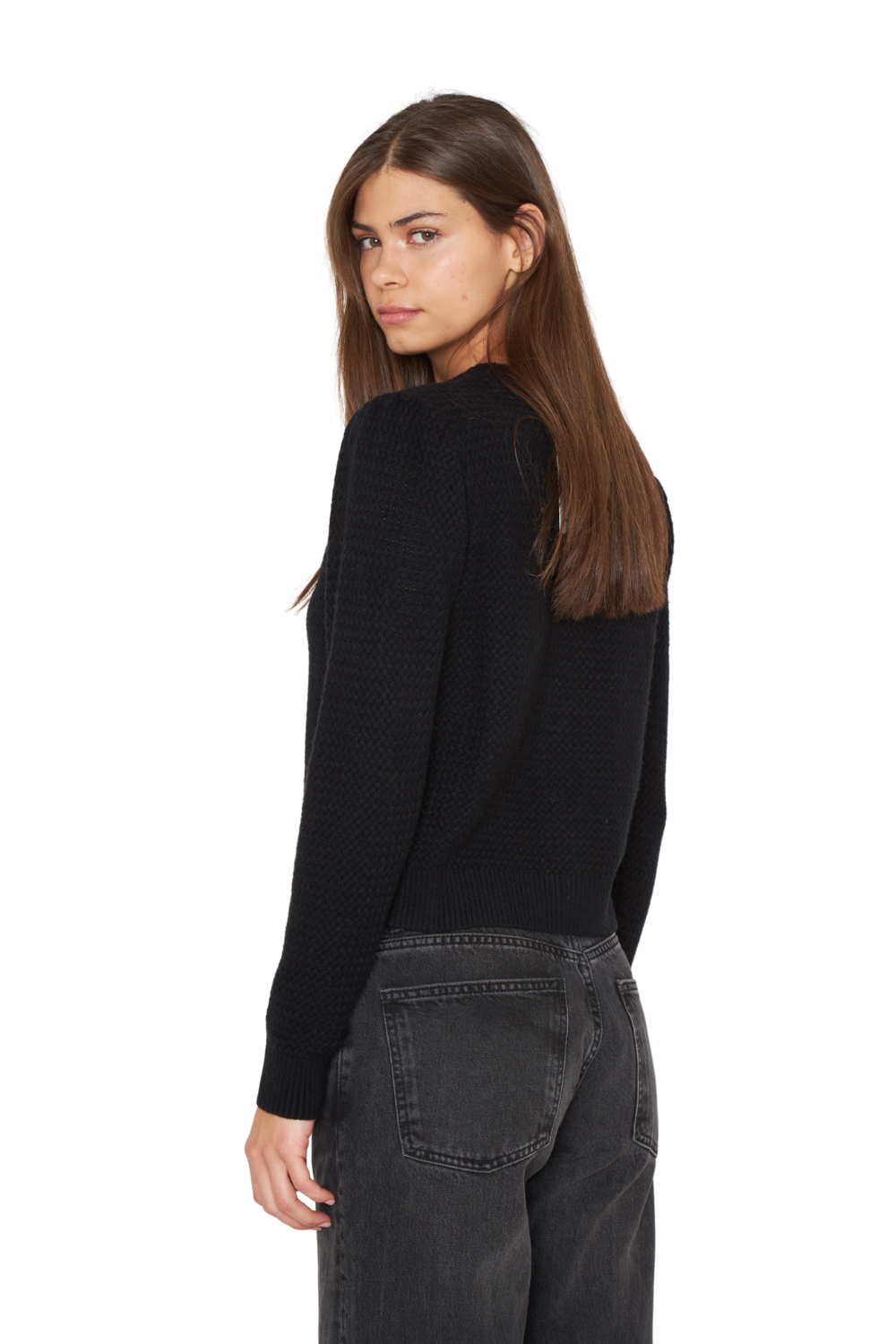 Chaleco Panal negro Jacinta Tienda-3