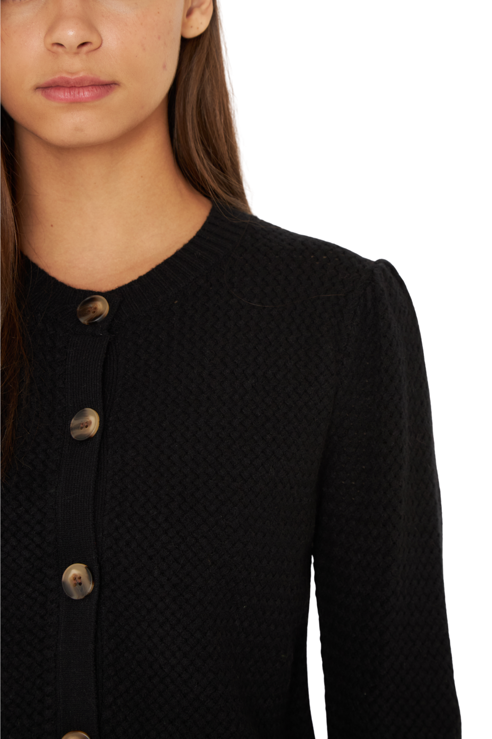 Chaleco Panal negro Jacinta Tienda-5