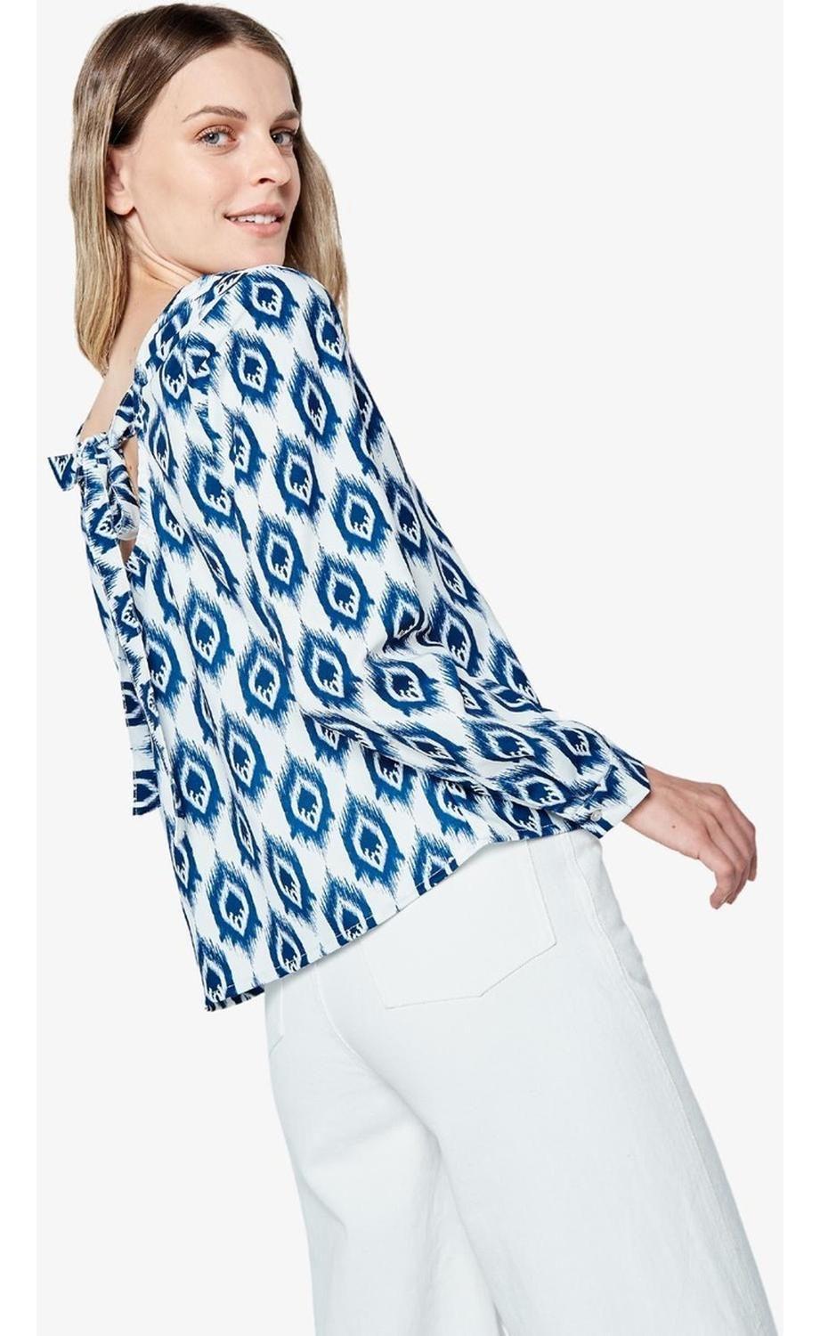 Blusa Mila Manga Larga Print-0