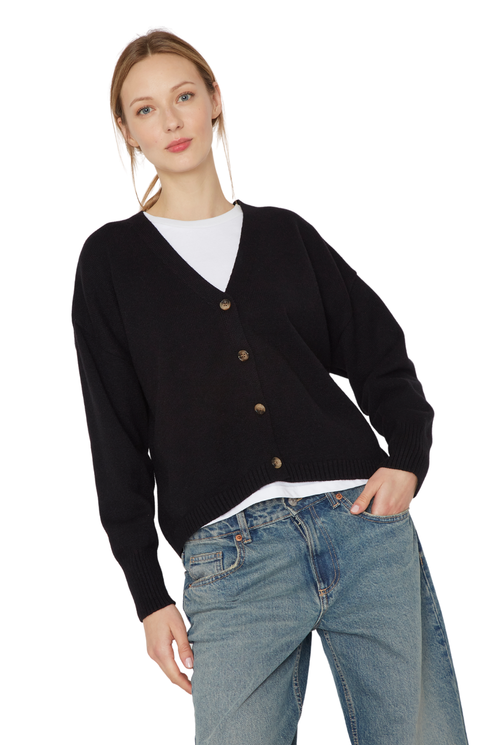 Chaleco Stone negro Jacinta Tienda-4