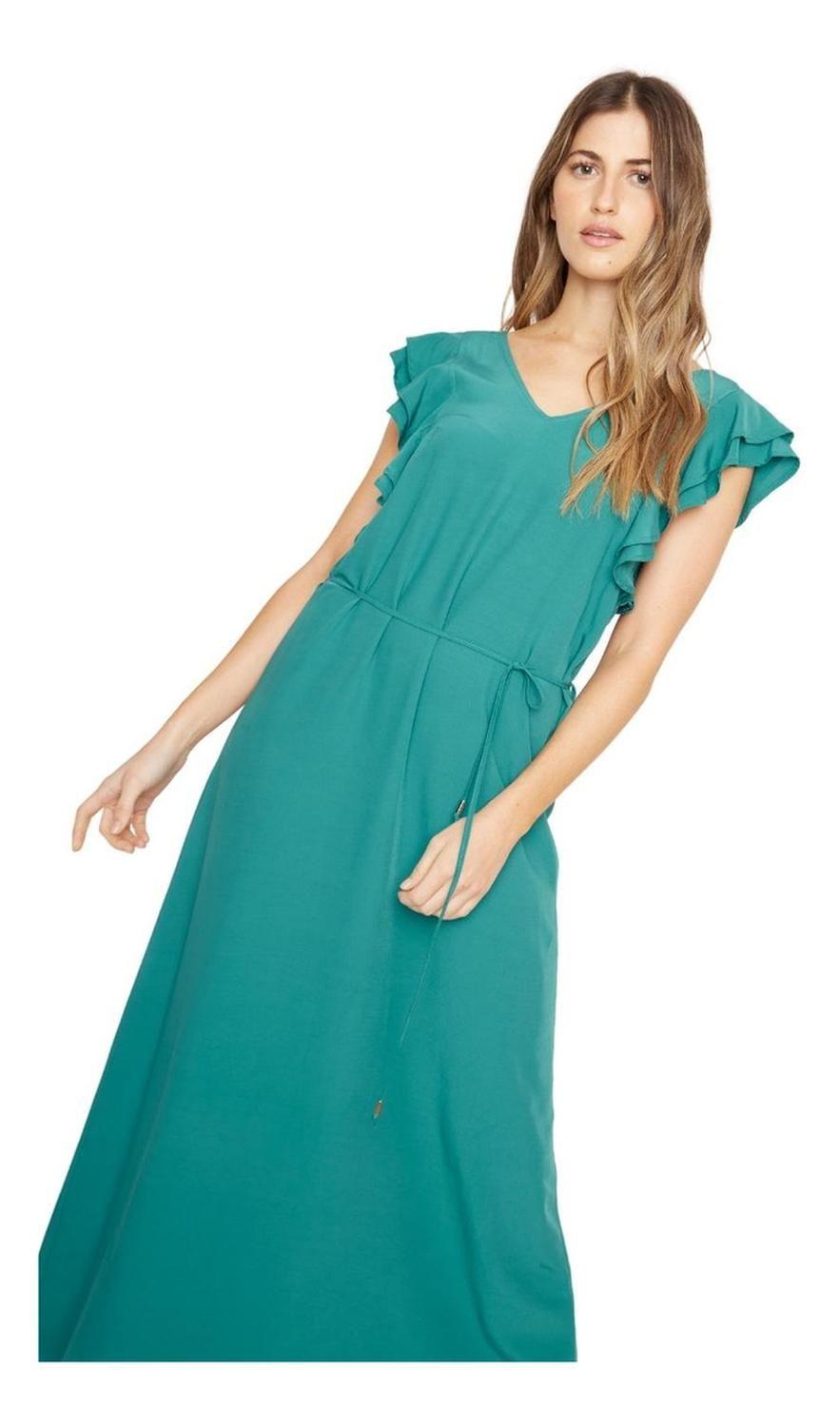 Vestido Zuzu Petróleo Jacinta Tienda-3