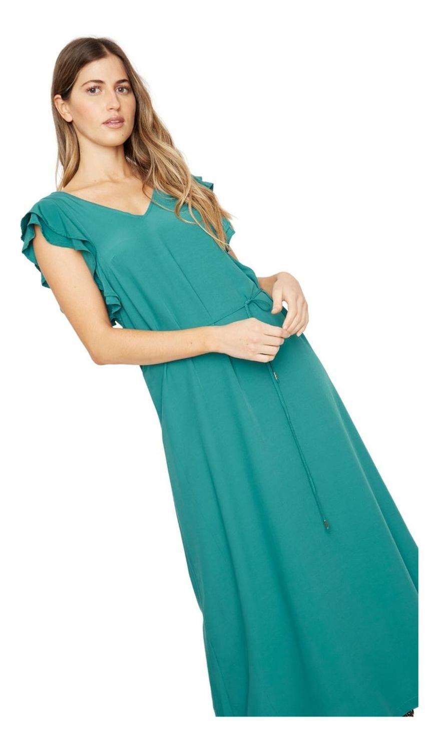Vestido Zuzu Petróleo Jacinta Tienda-4