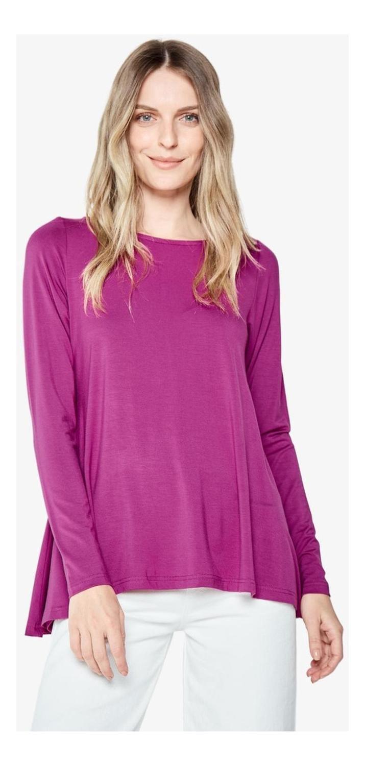 Polera Bianca Campana Violeta-0