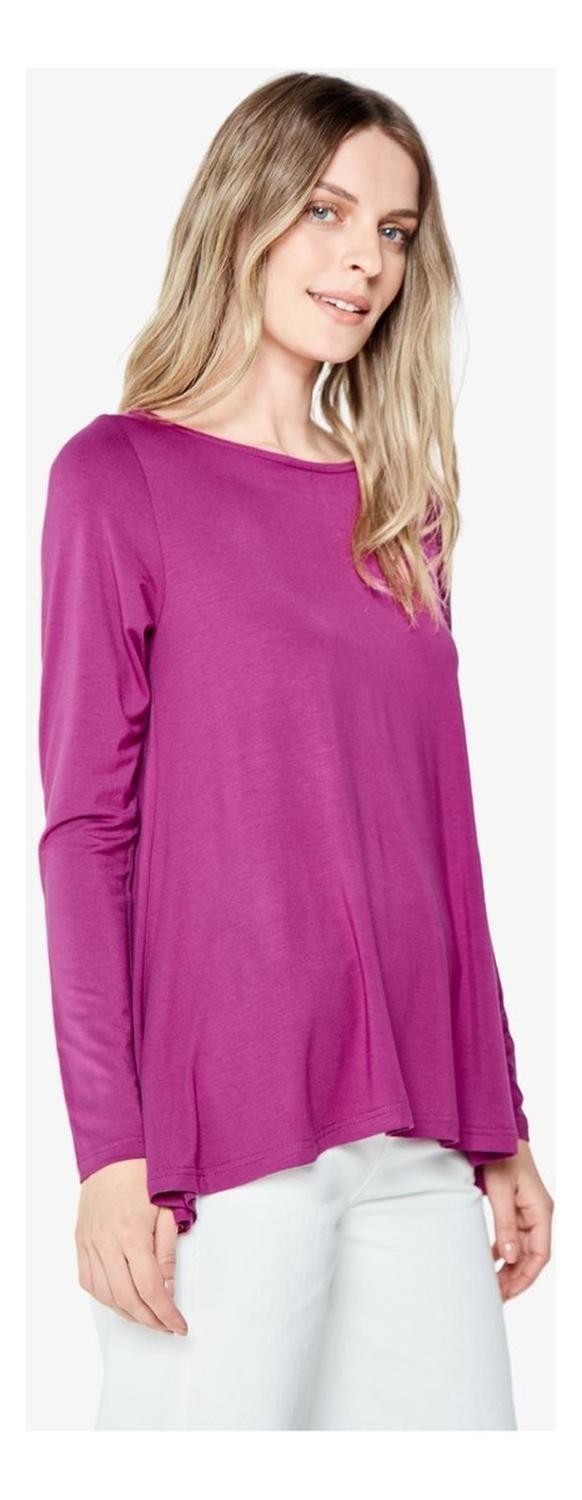 Polera Bianca Campana Violeta-1