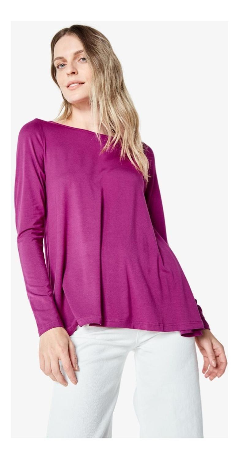 Polera Bianca Campana Violeta-3