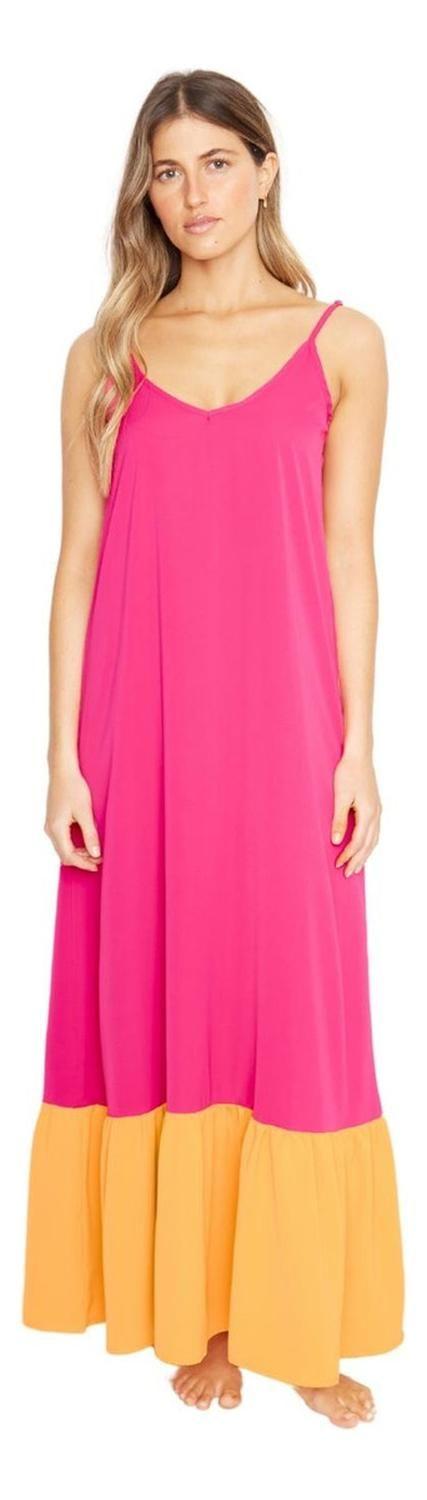 Vestido Libra Iii Fucsia Jacinta Tienda-0