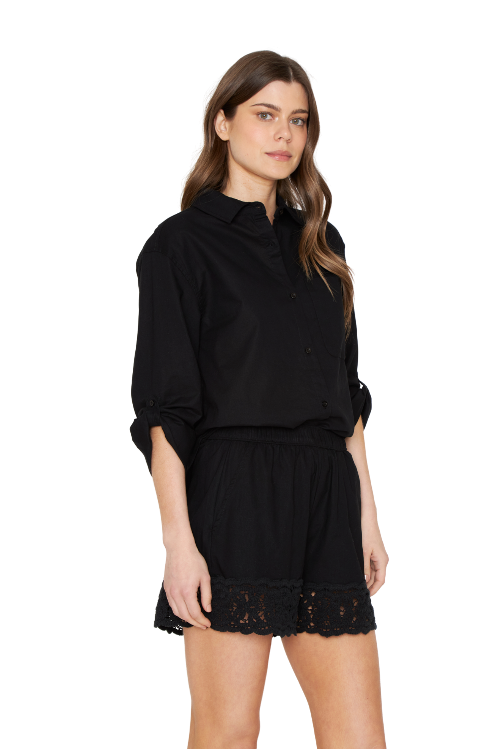 Short Lino Ame negro Jacinta Tienda-2