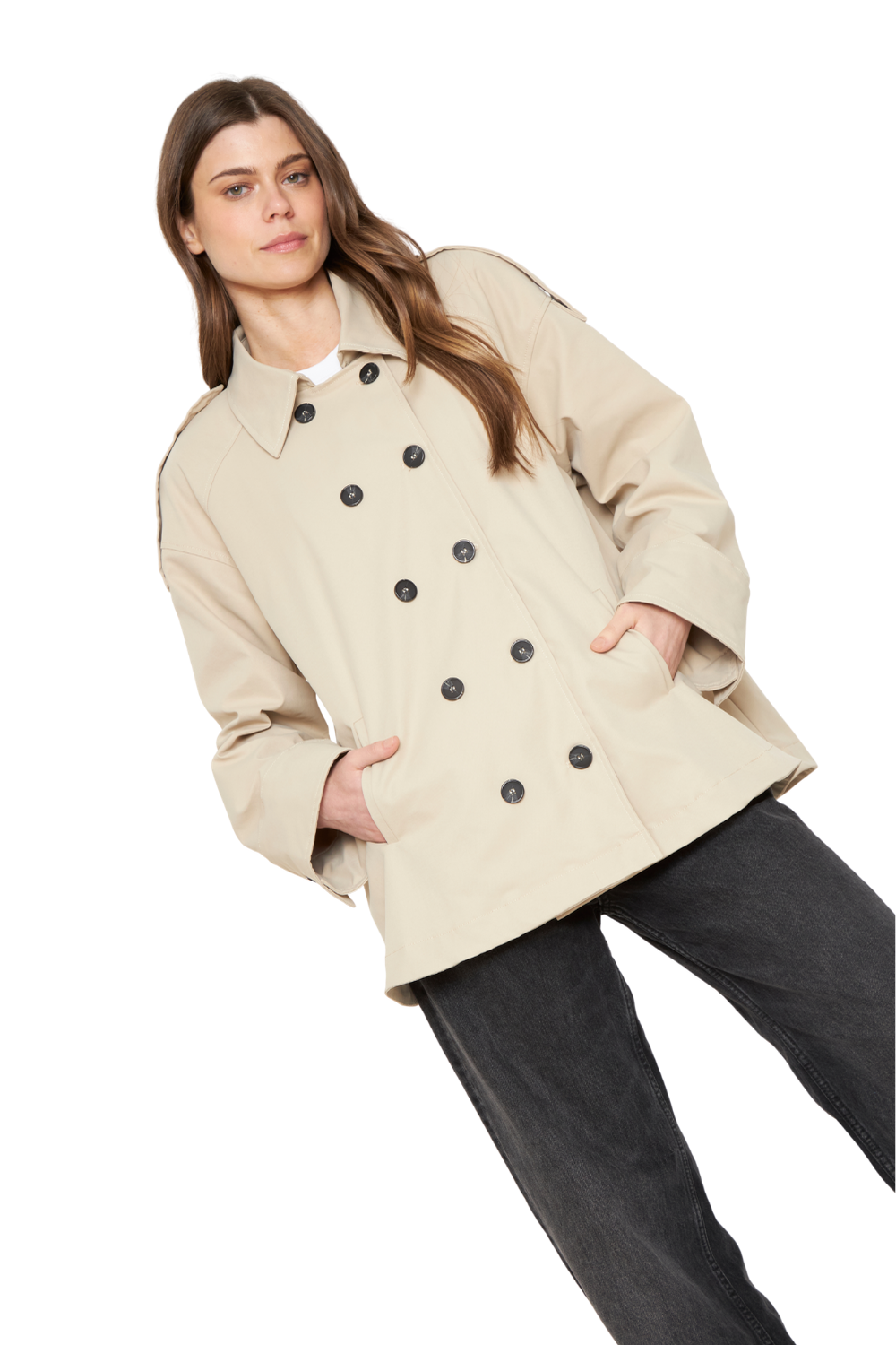 Trench Coat Cloe crudo Jacinta Tienda-1