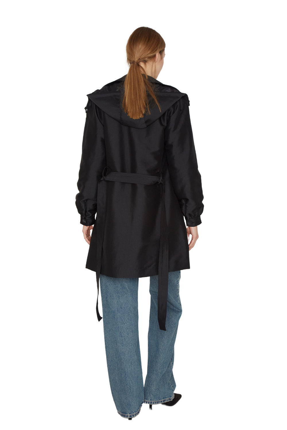 Trench Coat Royal negro Jacinta Tienda-6