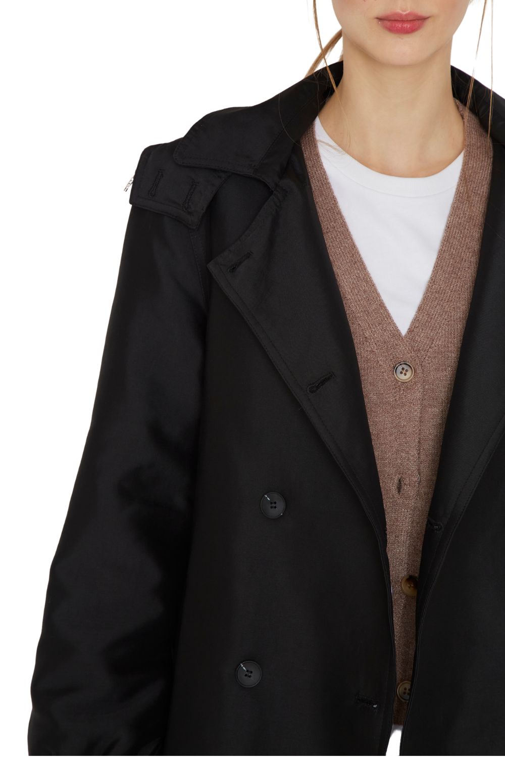 Trench Coat Royal negro Jacinta Tienda-7