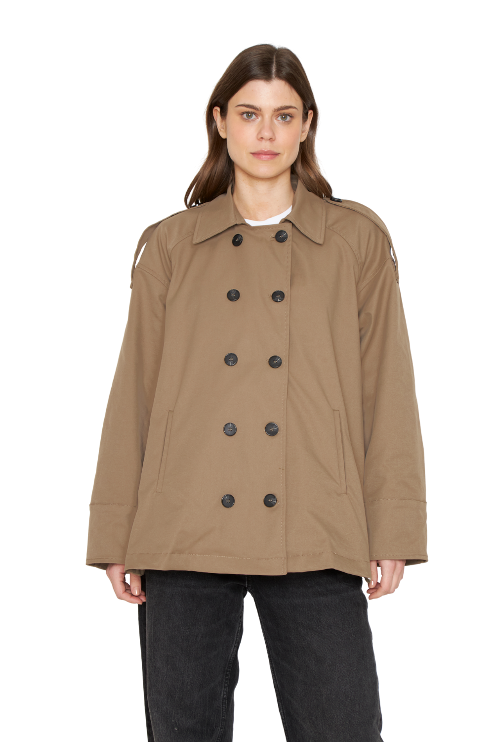 Trench Coat Cloe café Jacinta Tienda-2