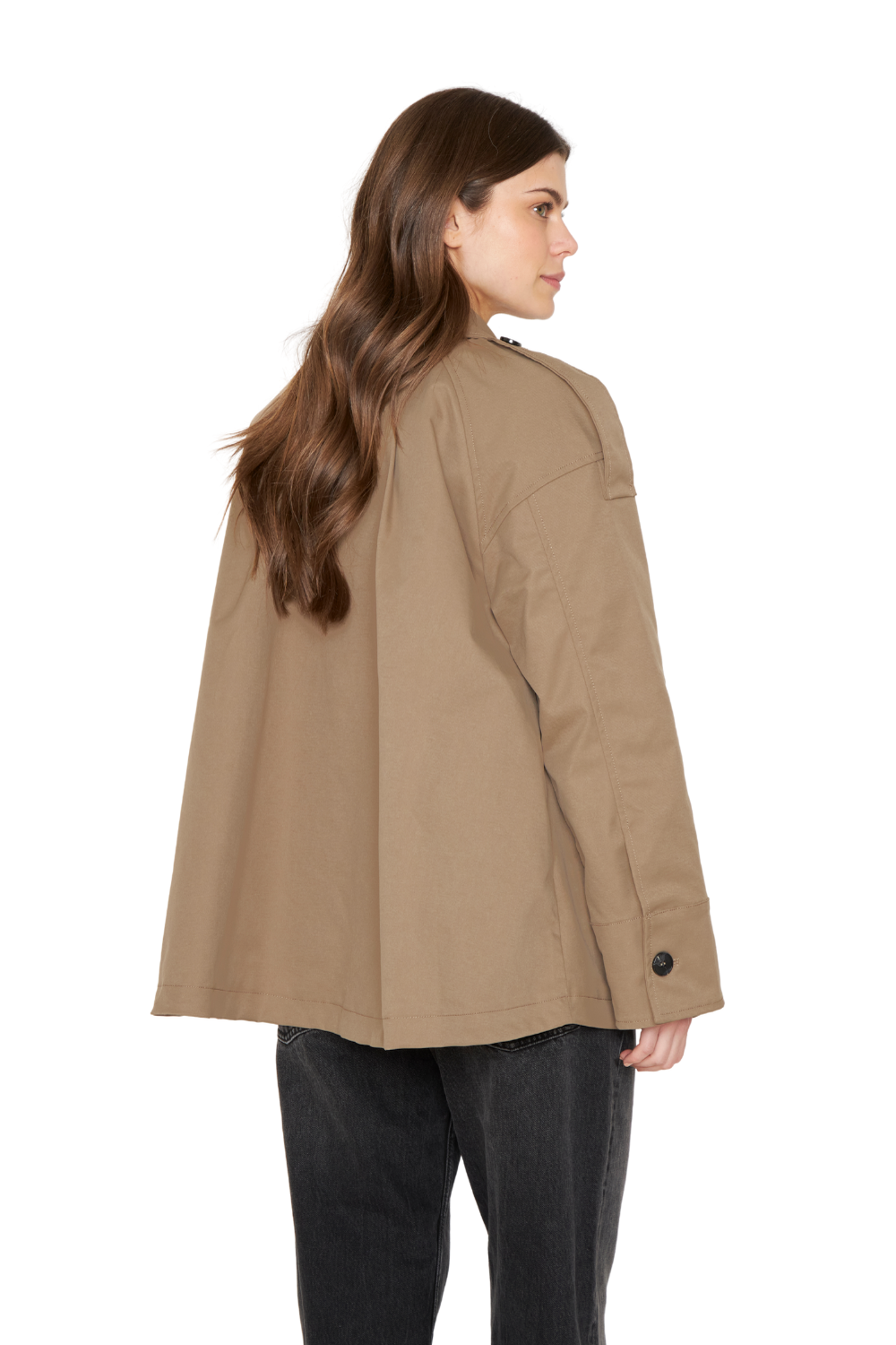 Trench Coat Cloe café Jacinta Tienda-4