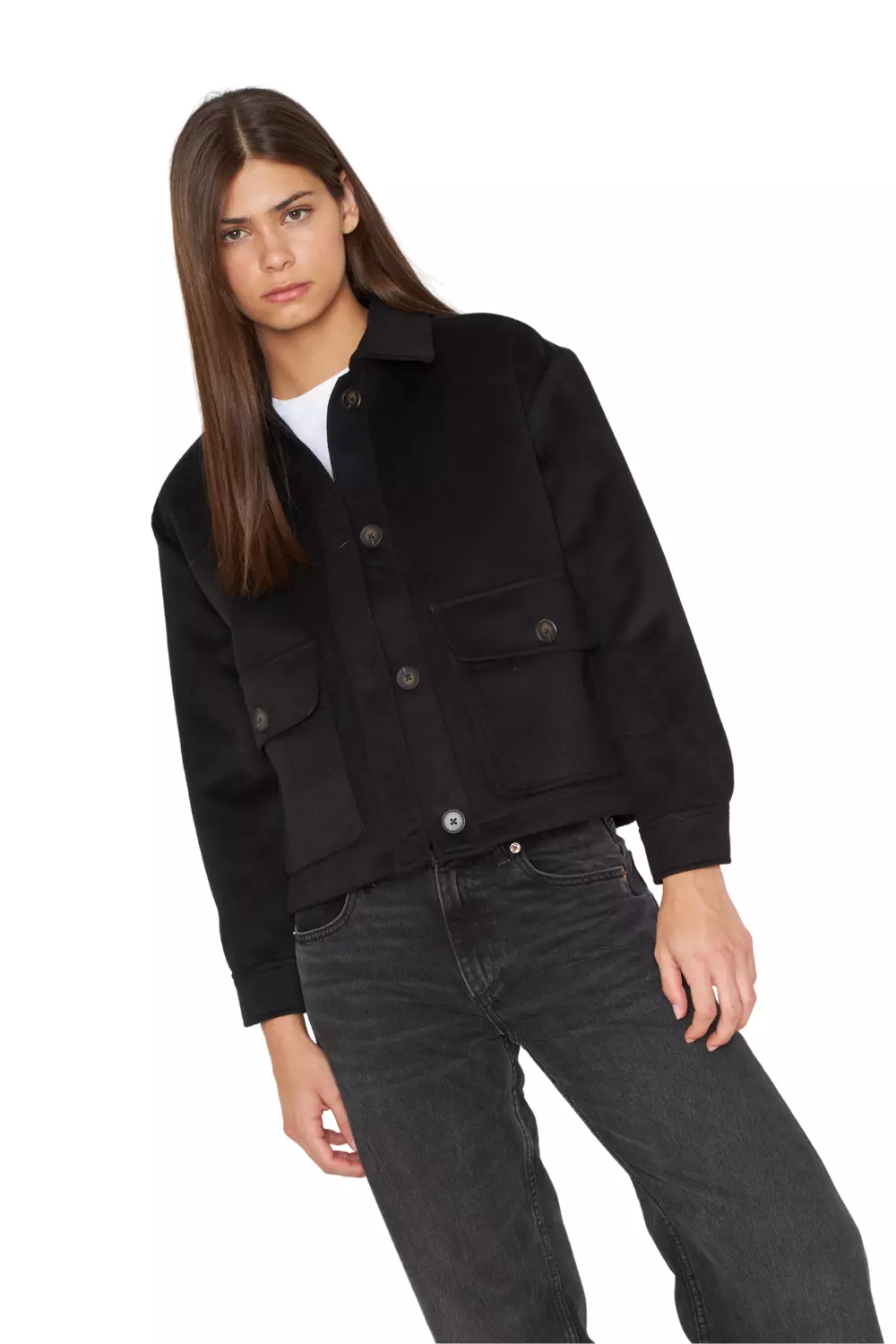 Chaqueta Joe negra Jacinta Tienda-1