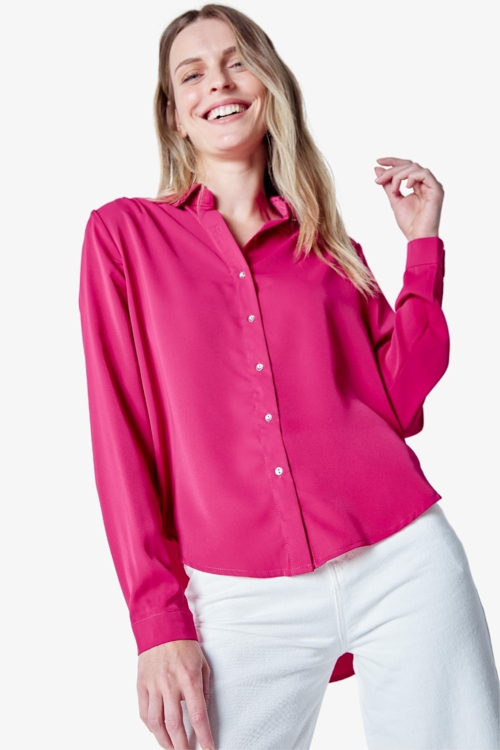 Blusa Sara fucsia Jacinta Tienda-6