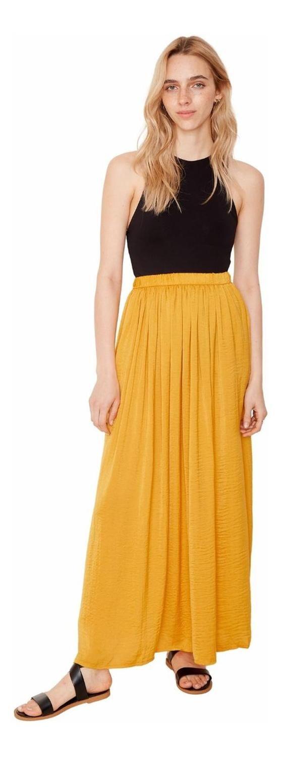 Falda Elisa Amarilla-0