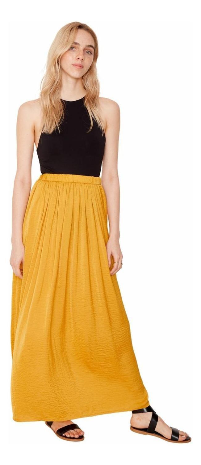 Falda Elisa Amarilla-1