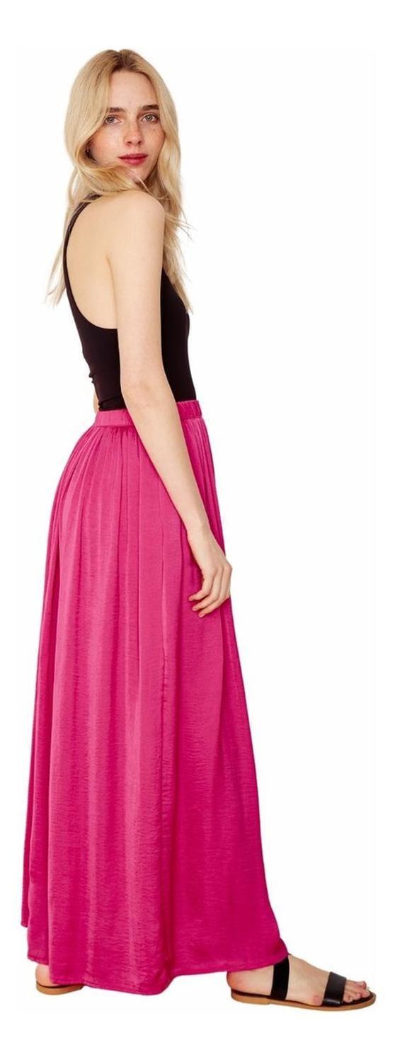 Falda Elisa Fucsia Jacinta Tienda-2