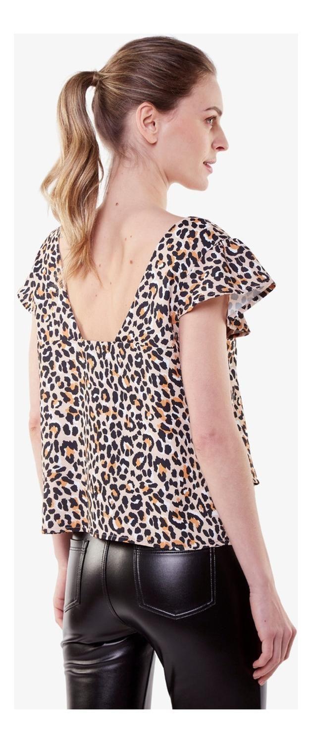 Polera Sara Manga Corta Animal Print-4