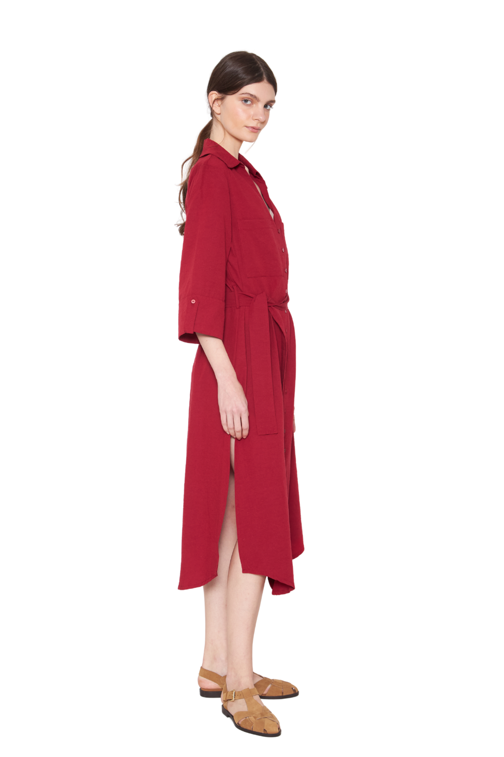 Vestido Amalia rojo Jacinta Tienda-2