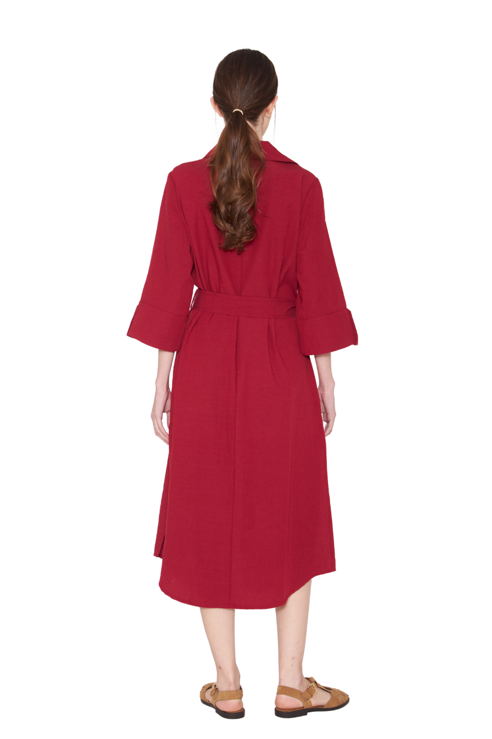 Vestido Amalia rojo Jacinta Tienda-4