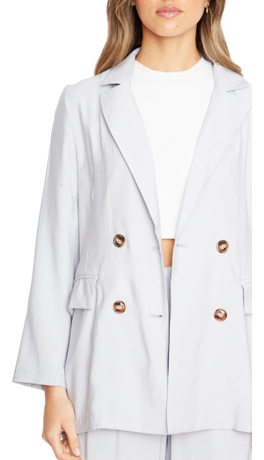 Blazer Laura Ii Gris Jacinta Tienda-6