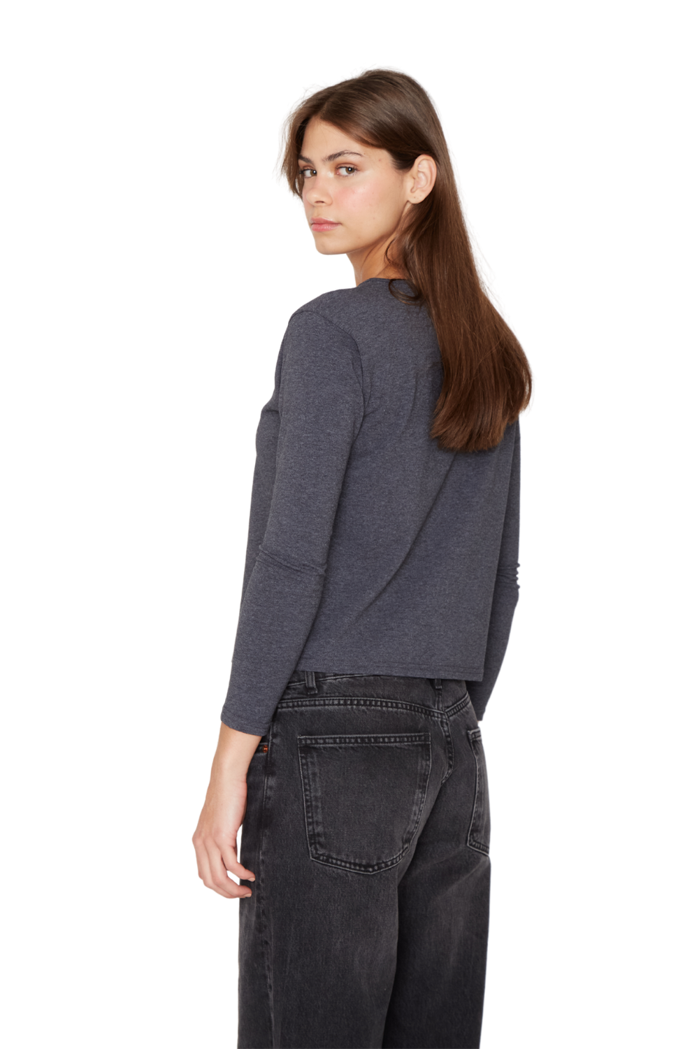 Polera Clara II gris oscuro Jacinta Tienda-4