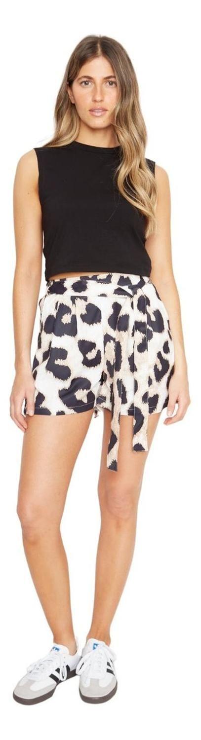 Short Greta Con Lazo Iii Animal Print Jacinta Tienda-0