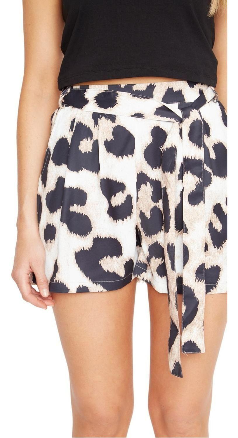 Short Greta Con Lazo Iii Animal Print Jacinta Tienda-5