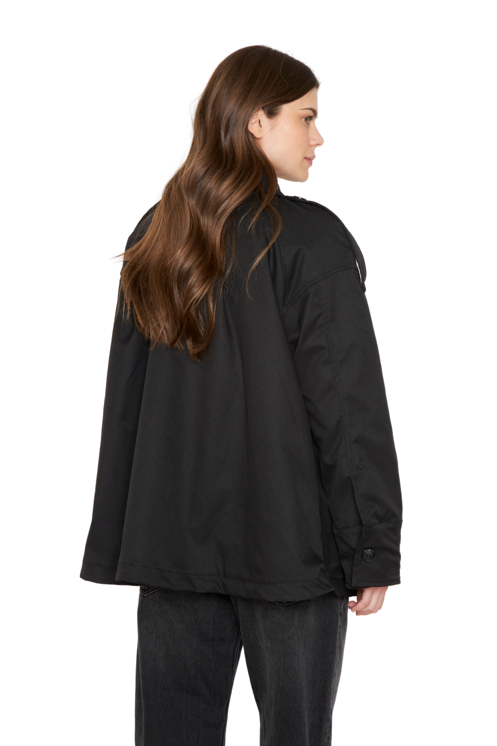 Trench Coat Cloe negro Jacinta Tienda-2