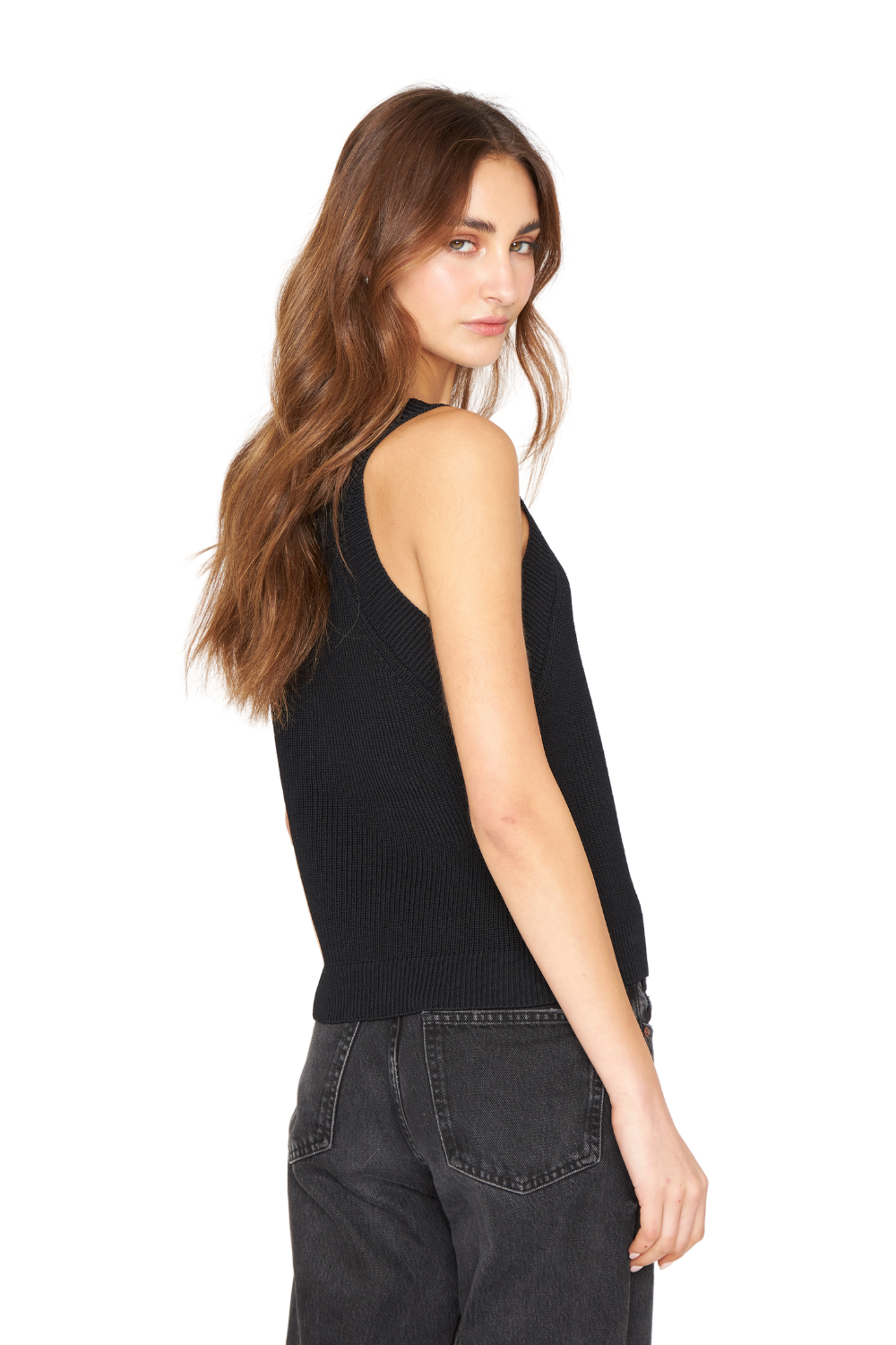 Top Halter negro Jacinta Tienda-2