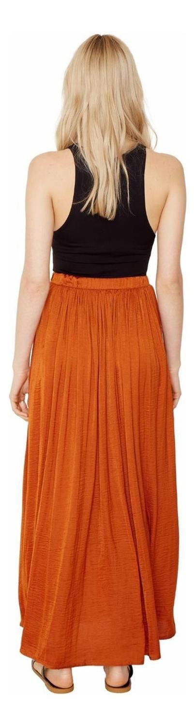 Falda Elisa Terracota Jacinta Tienda-3