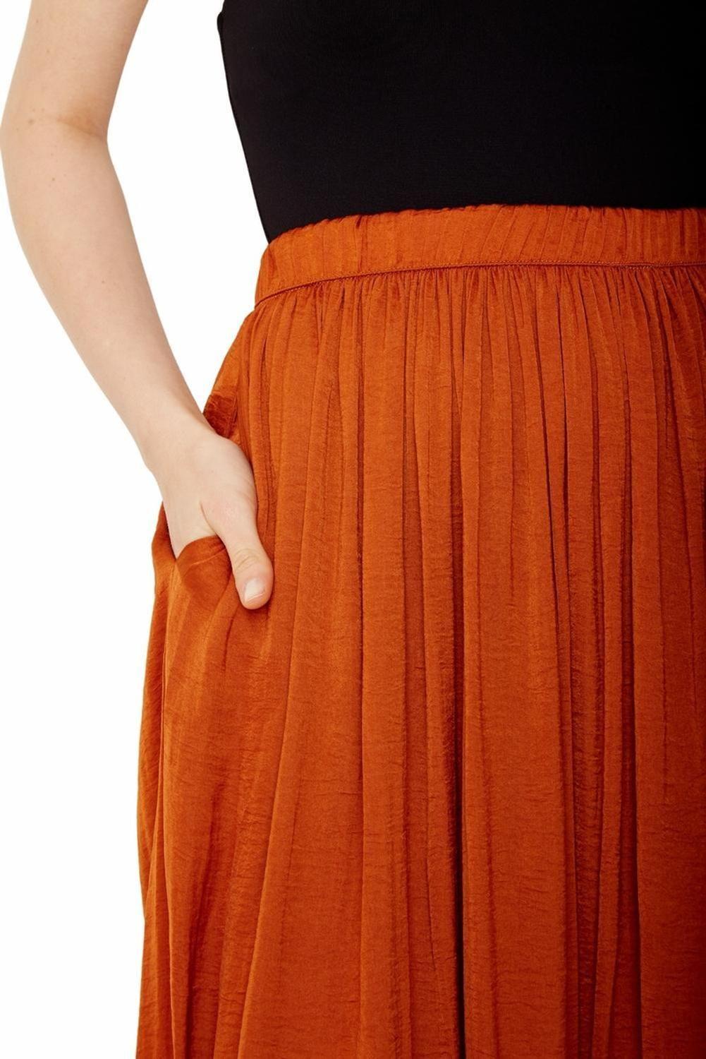 Falda Elisa Terracota Jacinta Tienda-5