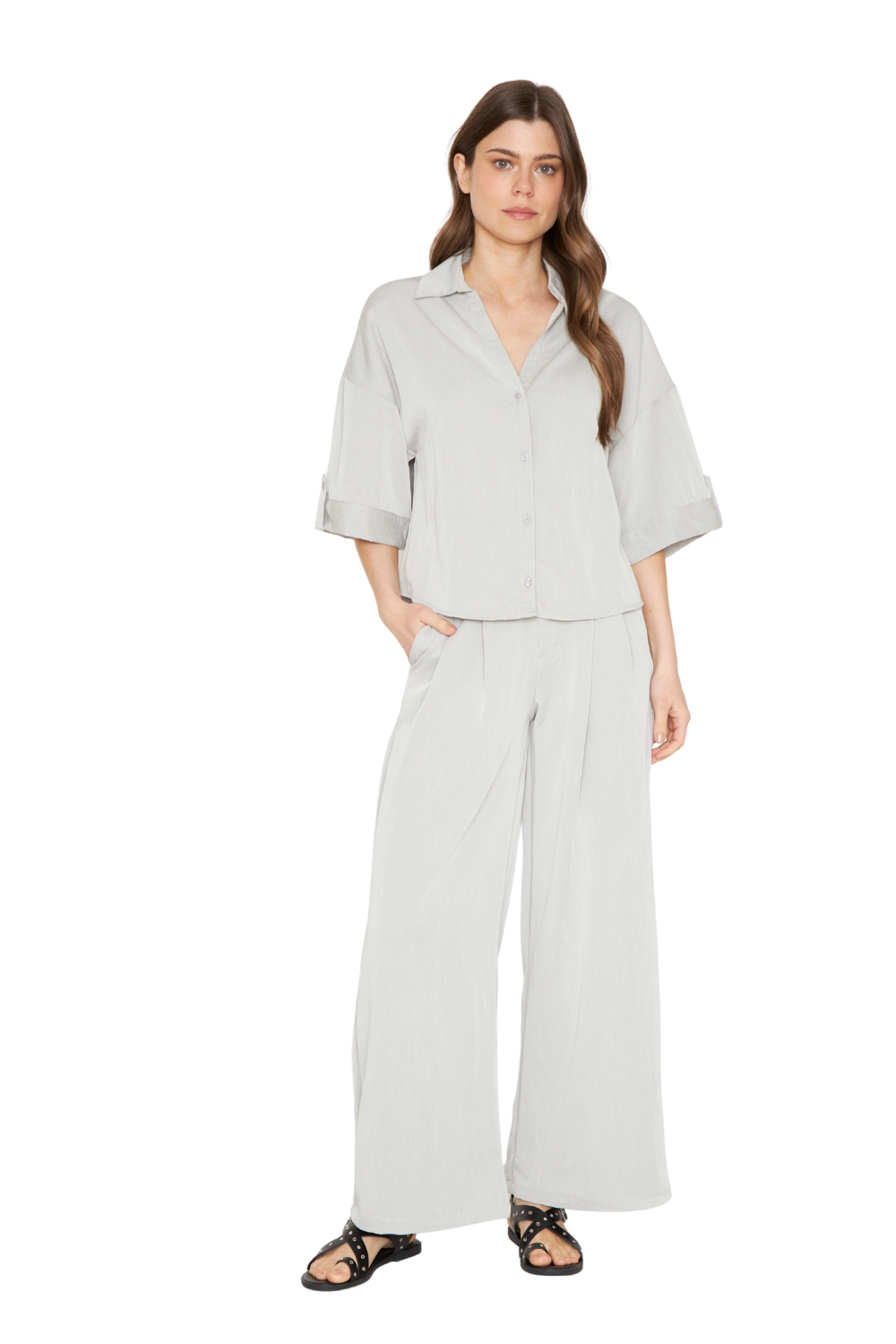 Pantalon Elena gris Jacinta Tienda-2