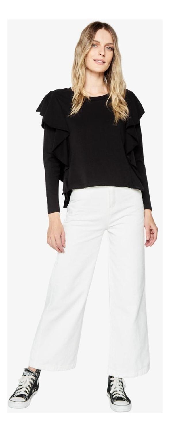 Polera Juanita Manga Larga Negra-6