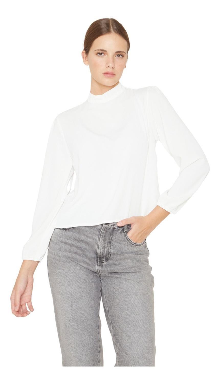 Blusa Paula Ii Blanca Jacinta Tienda-0