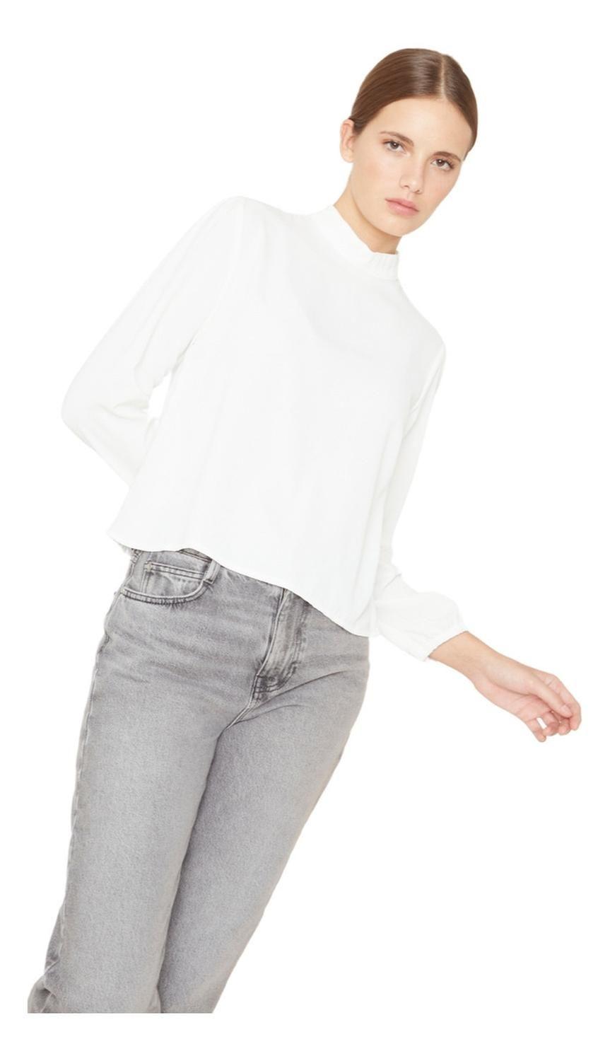 Blusa Paula Ii Blanca Jacinta Tienda-4