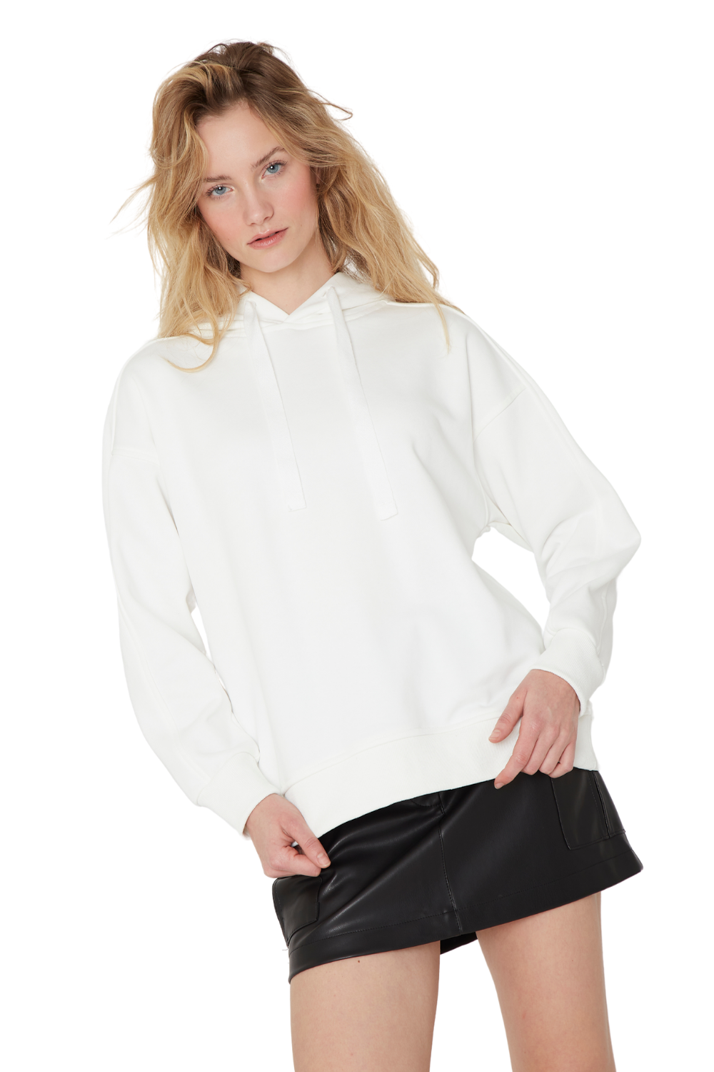 Polerón Cotton blanco Jacinta Tienda-2