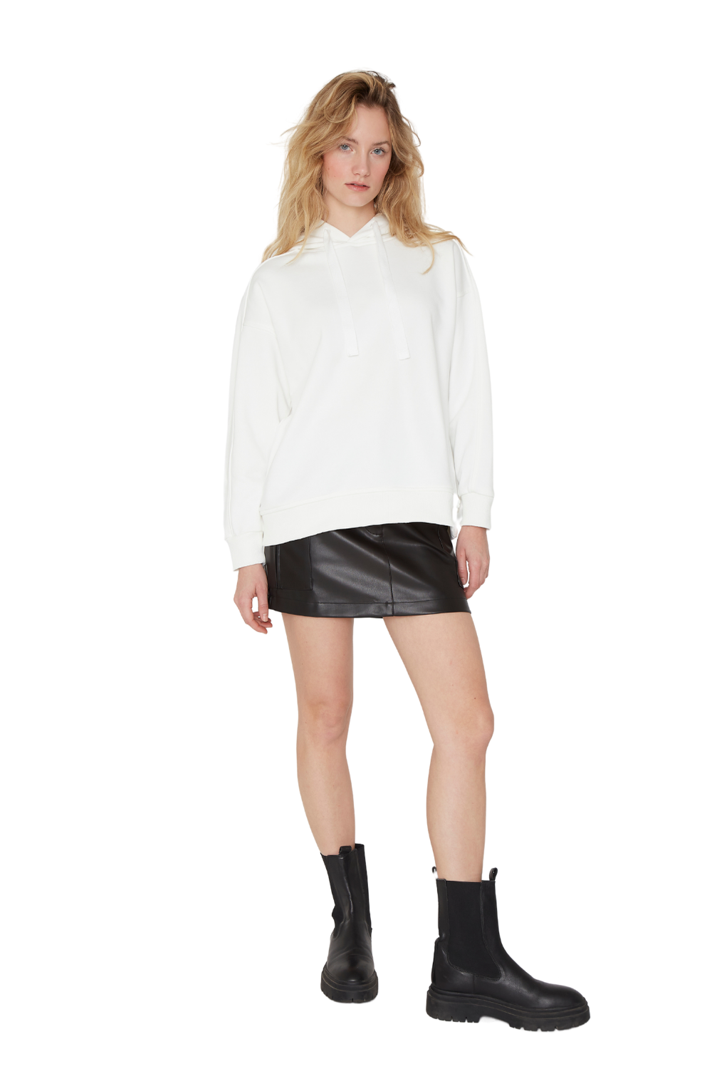 Polerón Cotton blanco Jacinta Tienda-5