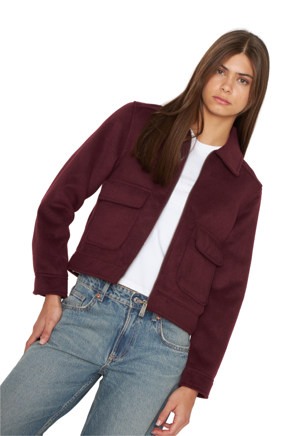 Chaqueta Jude burdeo Jacinta Tienda-3