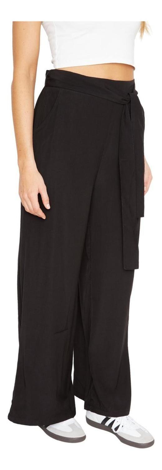 Pantalón Greta Largo Iii Negro Jacinta Tienda-2