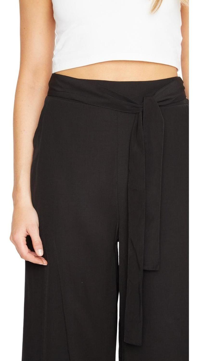Pantalón Greta Largo Iii Negro Jacinta Tienda-6