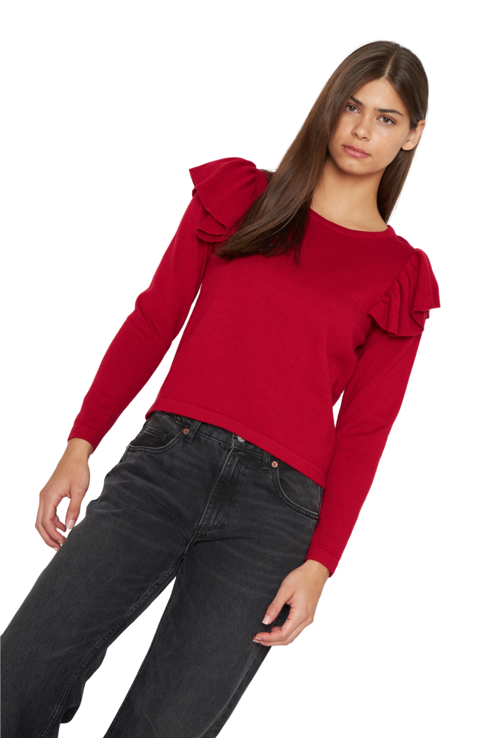 Chaleco Olimpia cherry Jacinta Tienda-4